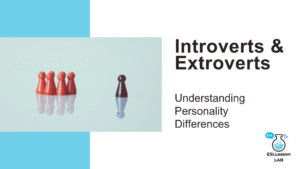ESL lesson cover for Introverts & Extroverts: Understanding Personality Differences